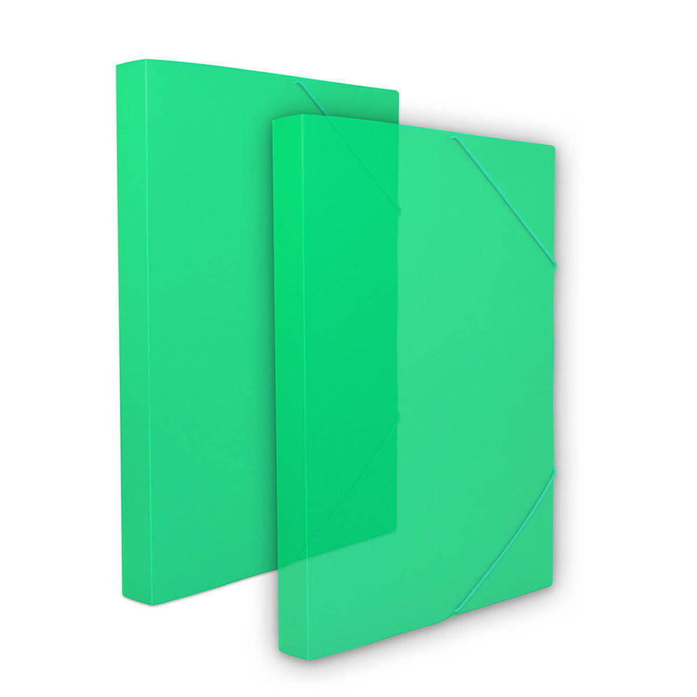 Salko Κουτί Λάστιχο PP 25x35Εκ Ράχη 3Εκ Διαφανές - 1 Τμχ